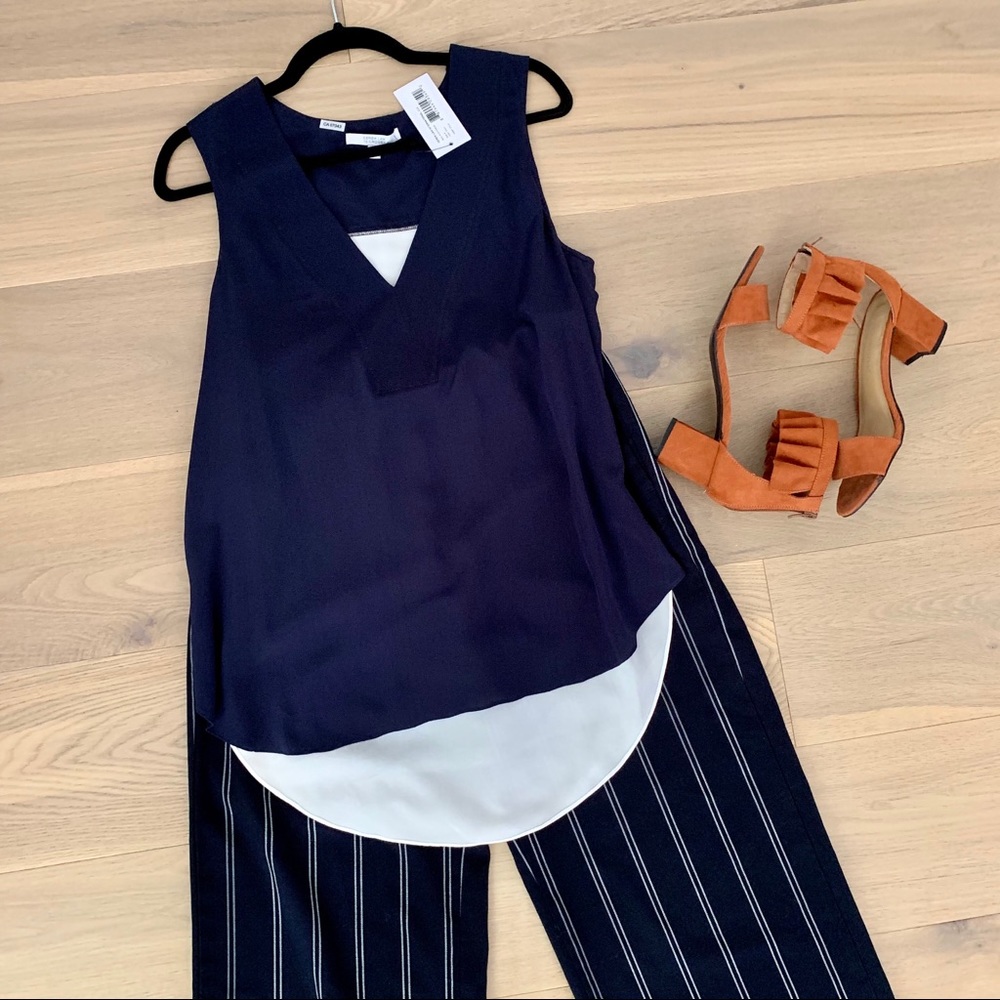 Derek Lam silk sleeveless top